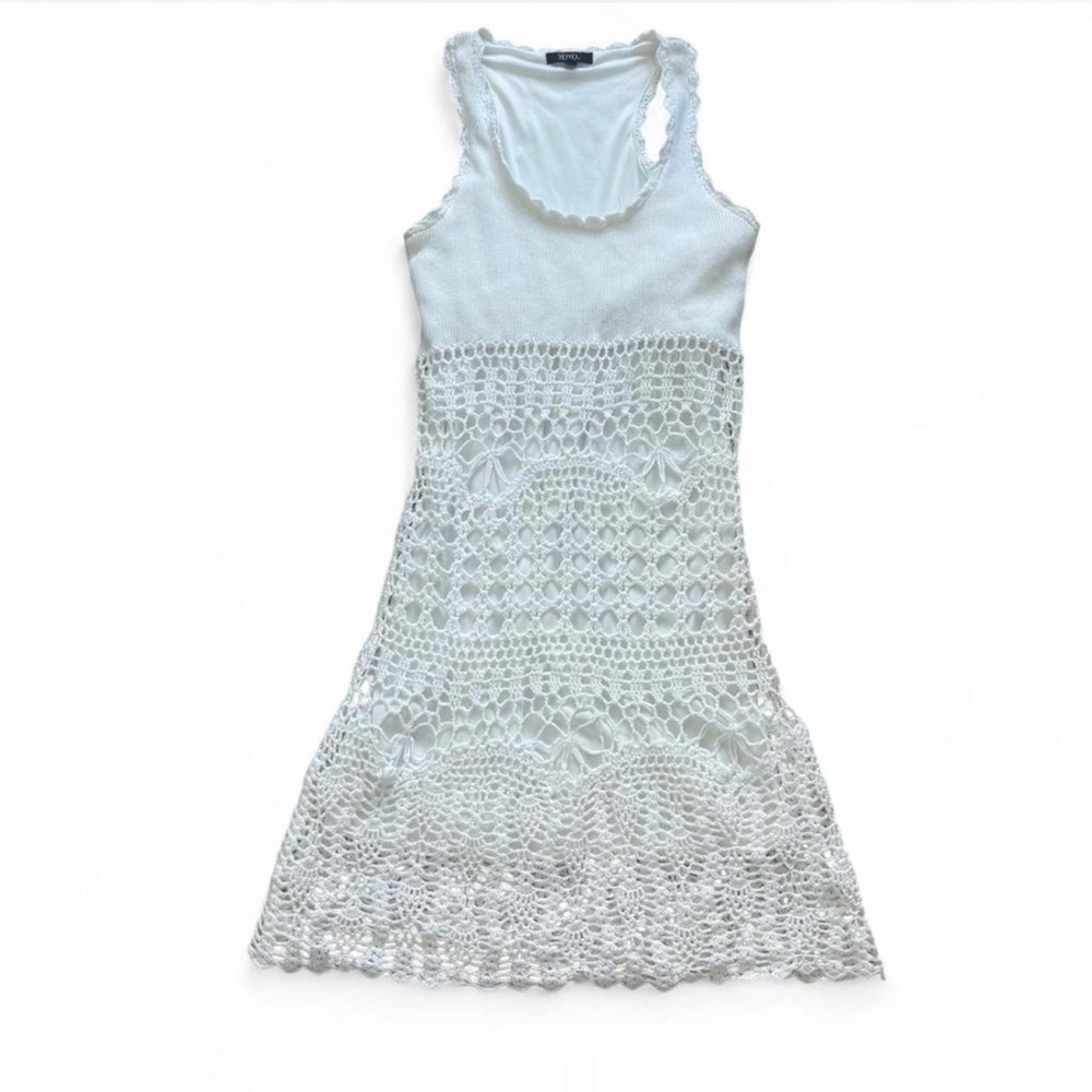 XOXO vintage y2k early 2000s crotchet mini dress